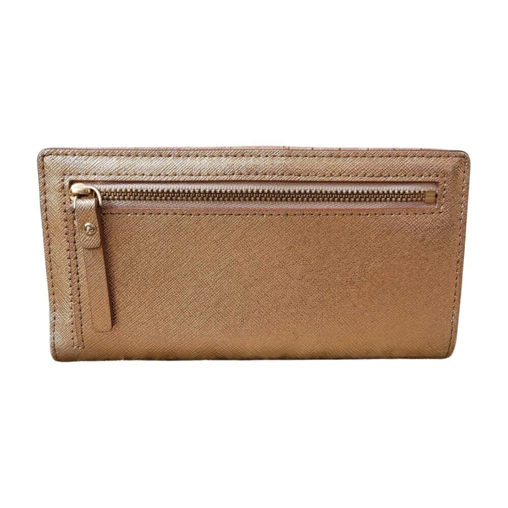Kate Spade New York Slim Bifold Wallet Rose Gold - Picture 4 of 8